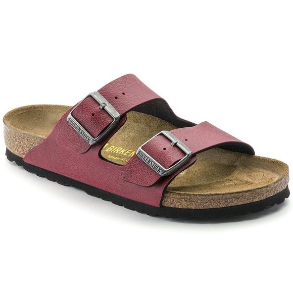 Birkenstock Shoes - Arizona Birkenstocks Pull Up Bordeaux